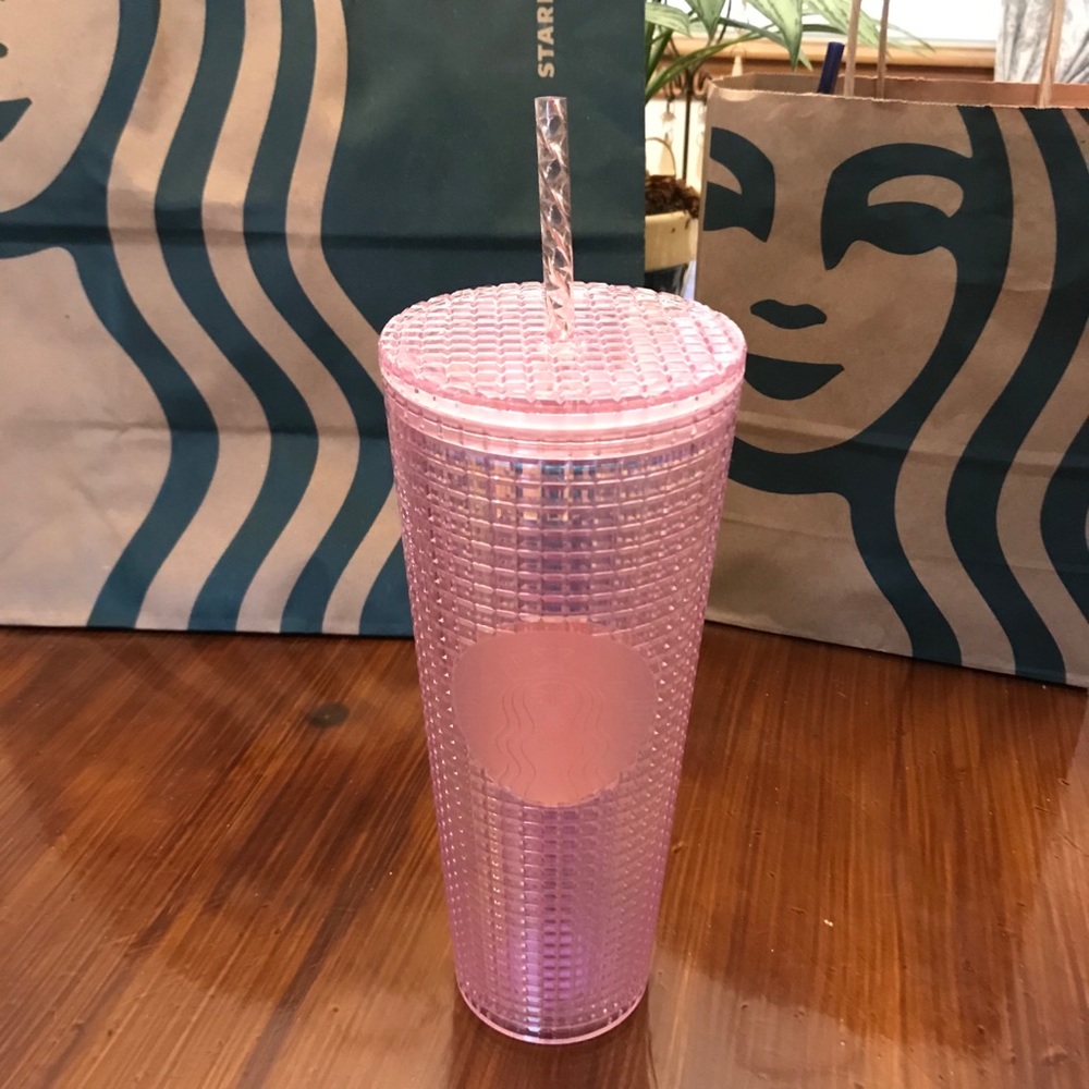 Starbucks 2020 Holiday - Studded Tumbler -Hot Pink